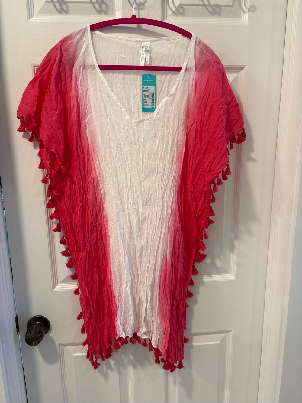 Seafolly White Lightweight Beach Cover-Up